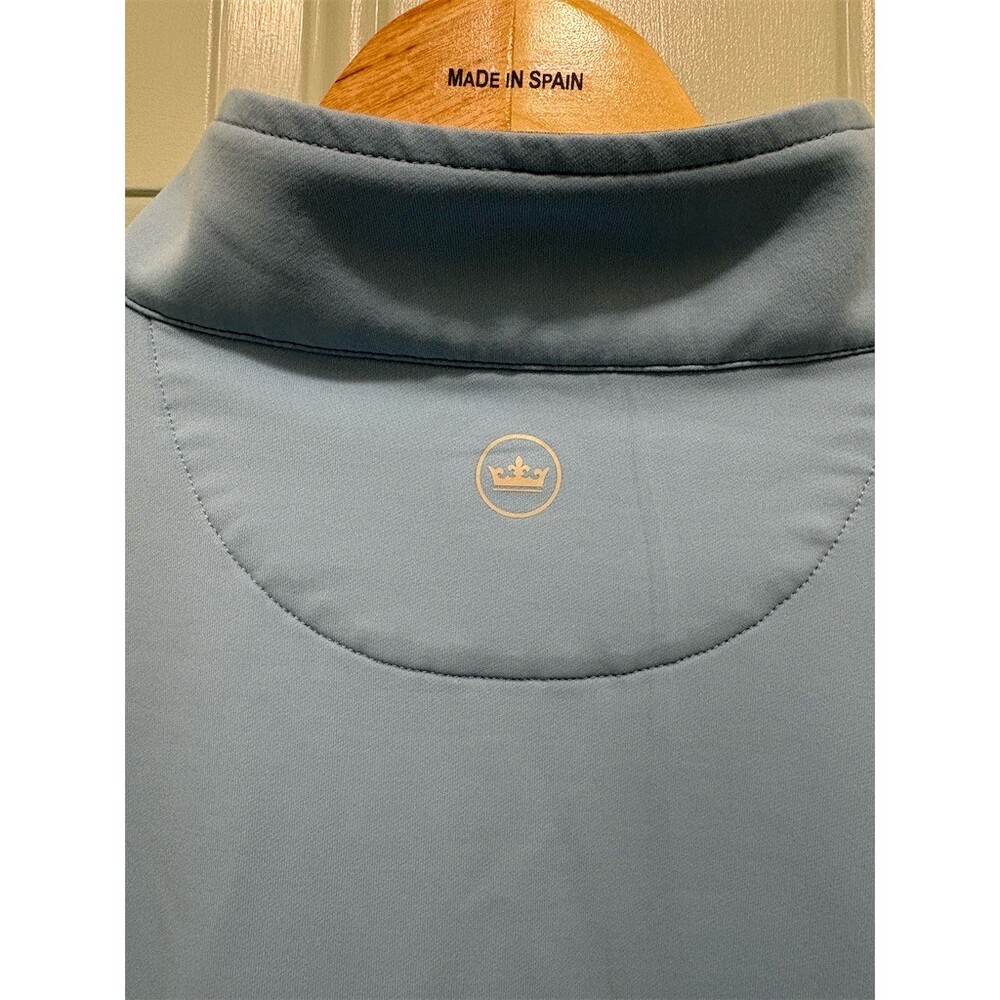 Peter Millar Men's Quarter Zip Performance Pullover Blue Ryan Homes Logo L - Picture 8 of 11